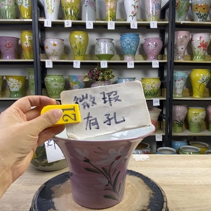 景德镇高温陶瓷花盆
