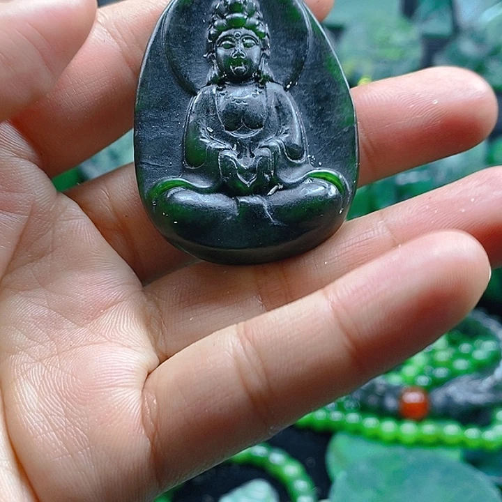 和田玉（碧玉）未镶嵌手链