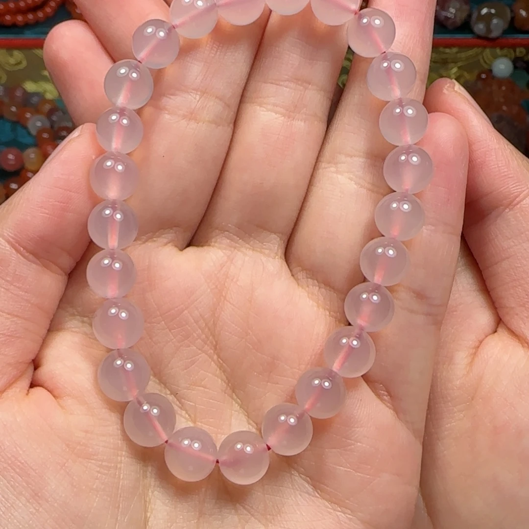 泡***鱼玛瑙/玉髓未镶嵌荔枝冻单圈8mm➕