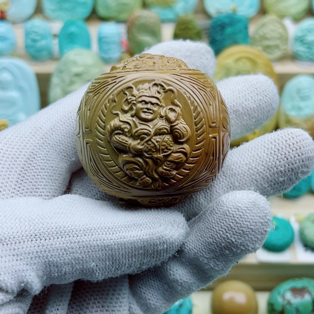 绿松石未镶嵌珠宝奇石42mm