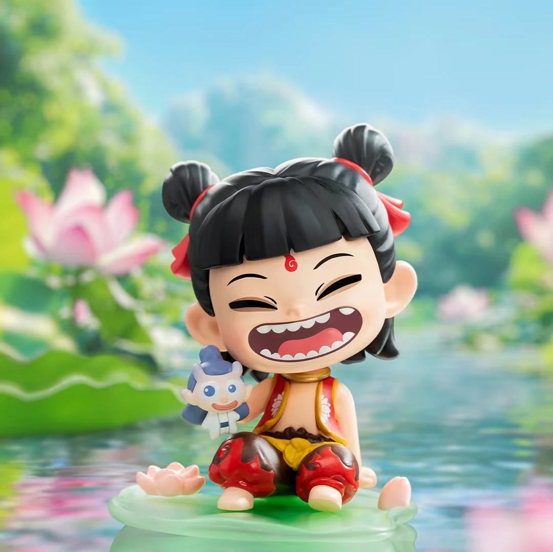 【小白拆盒】泡泡的哪吒之魔童闹海2代盲盒潮玩手办车载礼物摆件