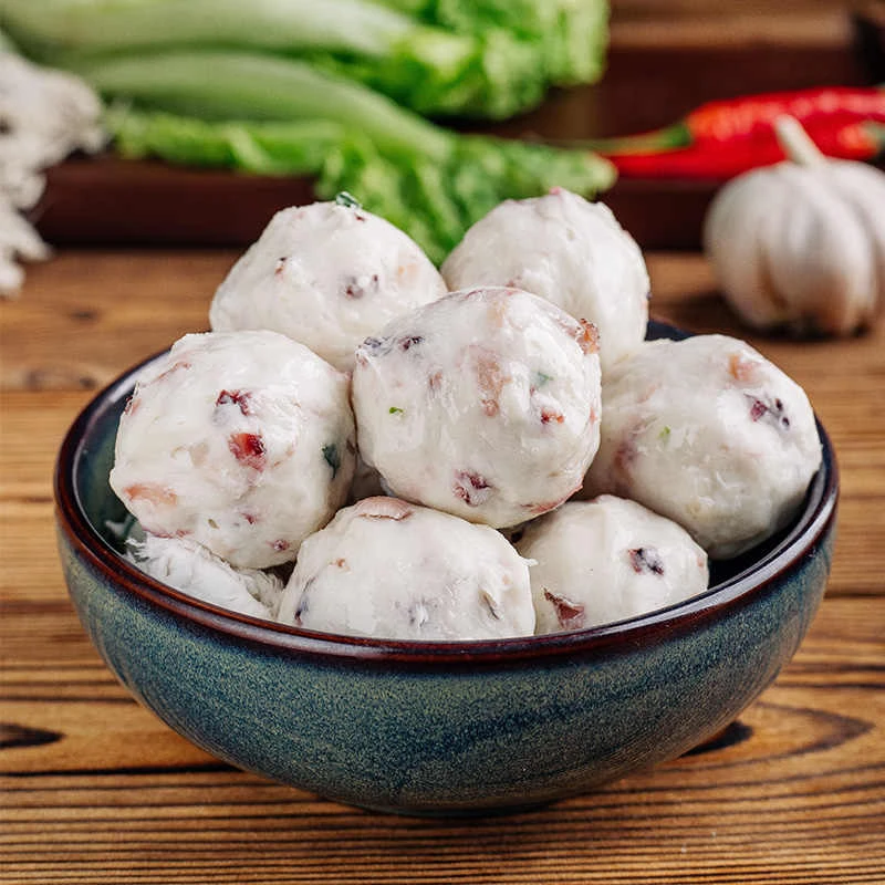 章鱼丸纯手工鱼蛋手打海鲜鱼丸八爪墨鱼丸潮汕手打墨斗丸