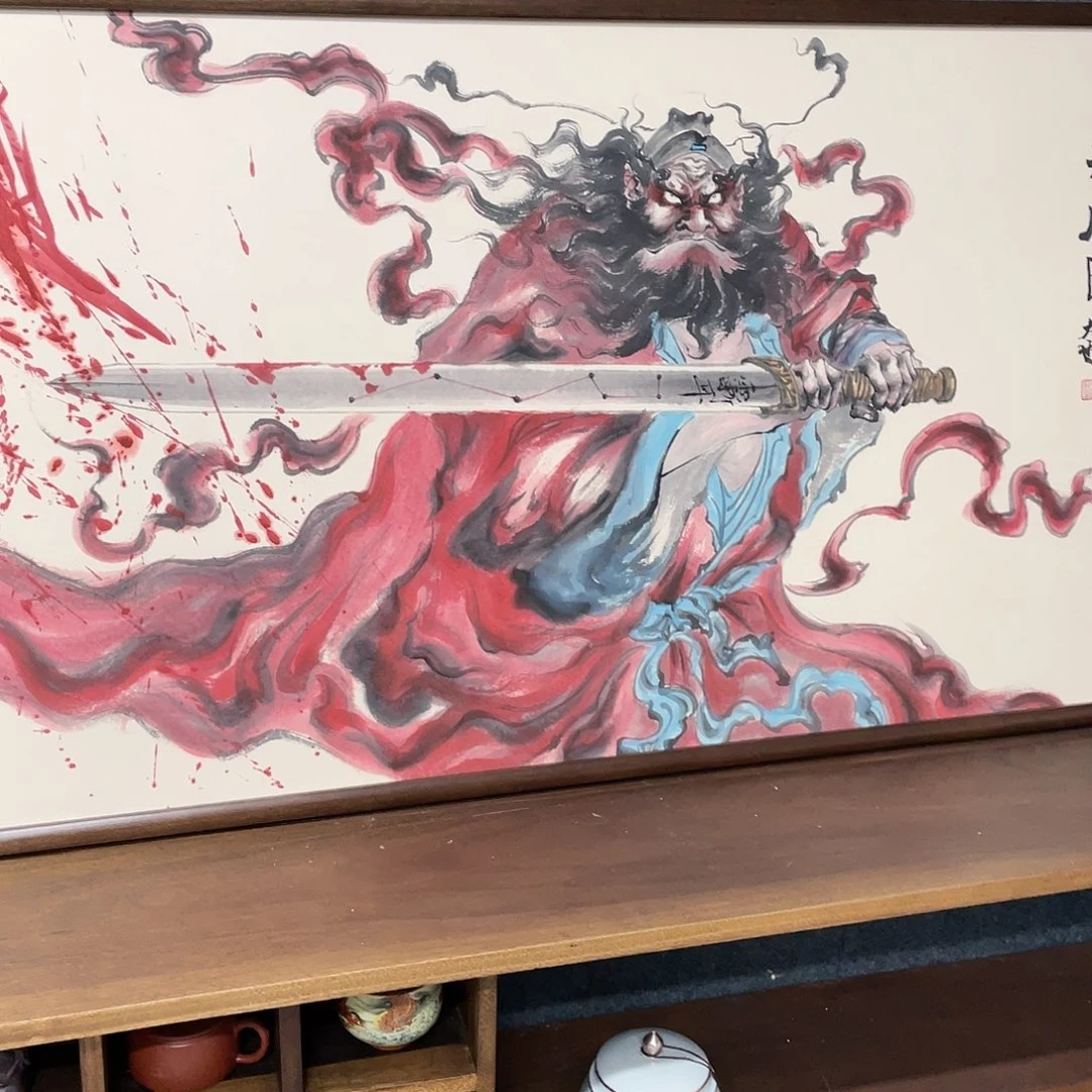 夜***月国画精品中逵之作