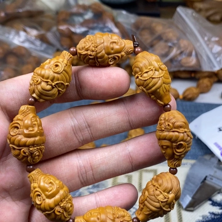 橄榄核手串/手链橄榄核雕工艺手串