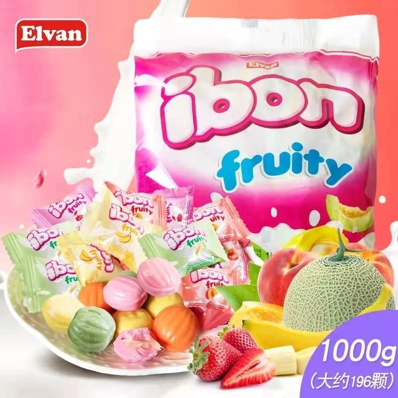 水果糖硬糖独立包装土耳其进口EIvan俄宝多水果奶味好吃的糖果