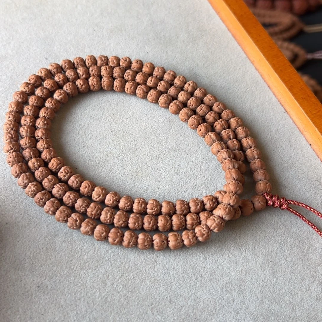 手串金刚菩提原桩五爪金龙佛手108尺寸6.7