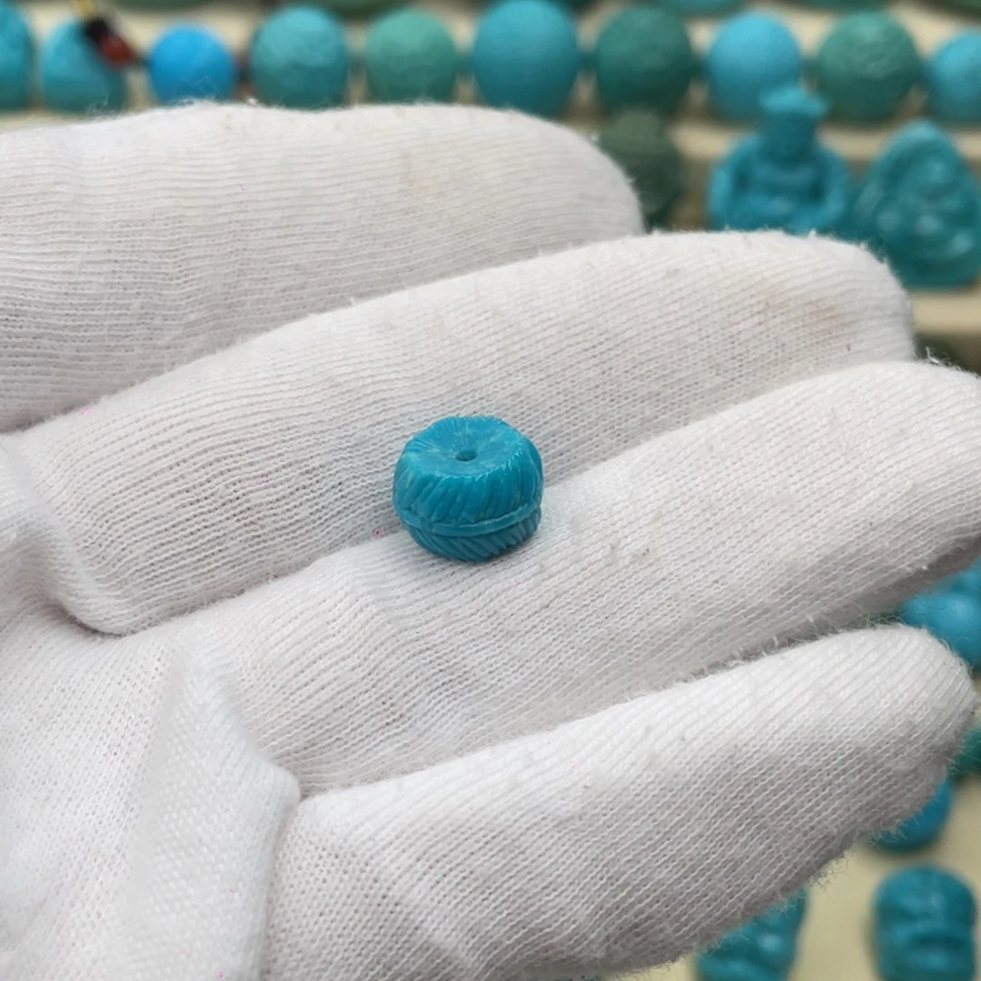 绿松石未镶嵌颈饰卡10.8-7.3