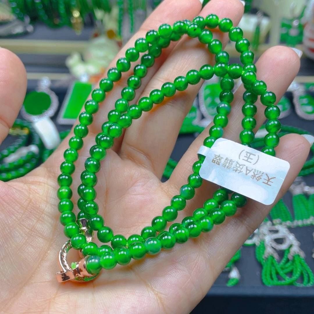 颈饰未镶嵌翡翠项链5