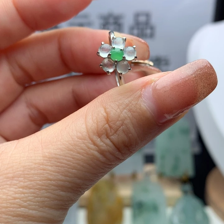 定制翡翠未镶嵌紫***放天然翡翠