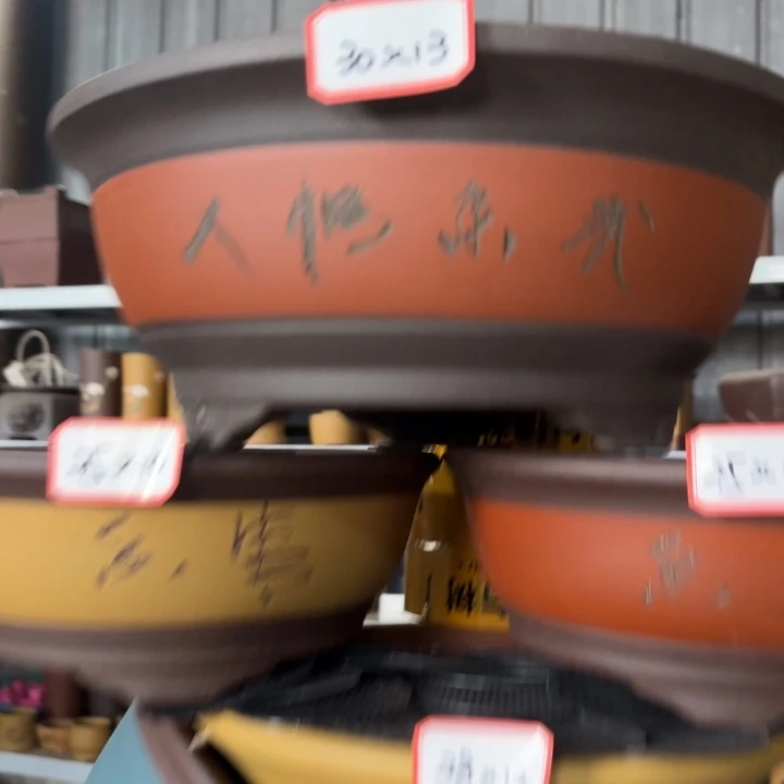 紫砂花盆紫砂花盆