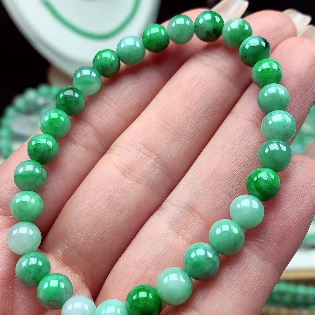 未镶嵌手链翡翠翡翠