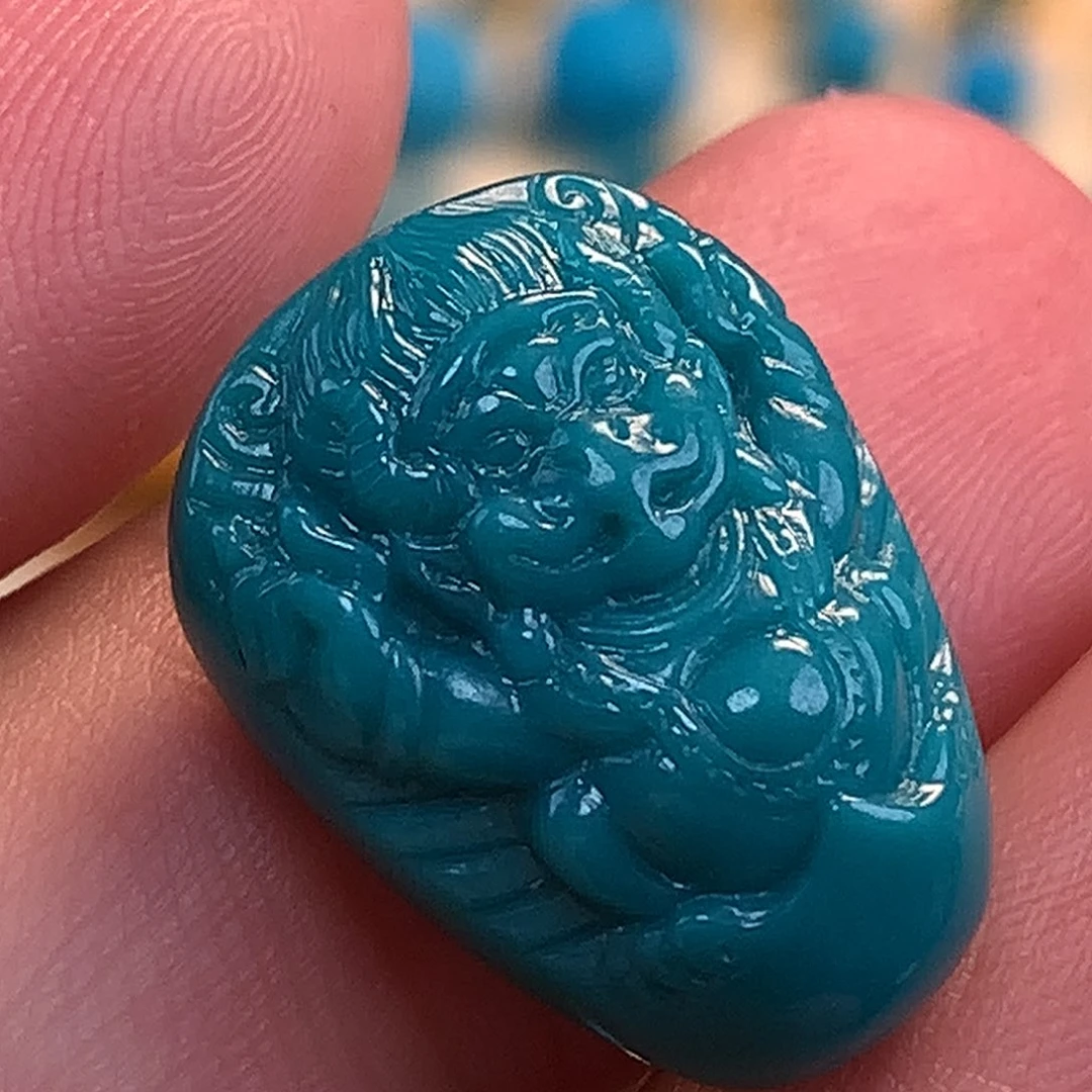 绿松石未镶嵌珠宝奇石