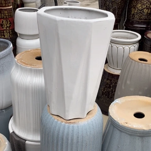 低腰白八方中号 口24/34