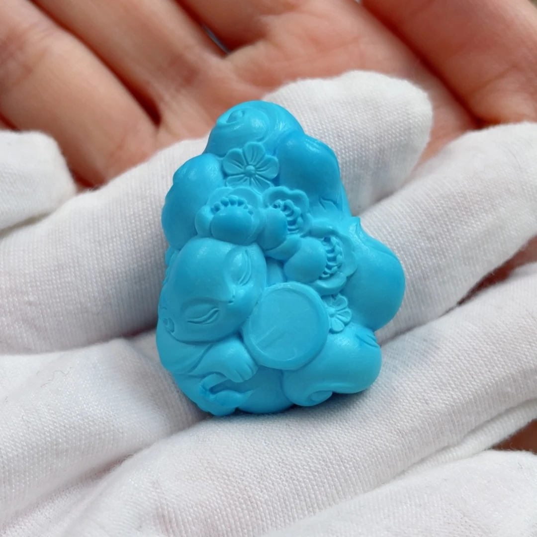 绿松石未镶嵌珠宝奇石