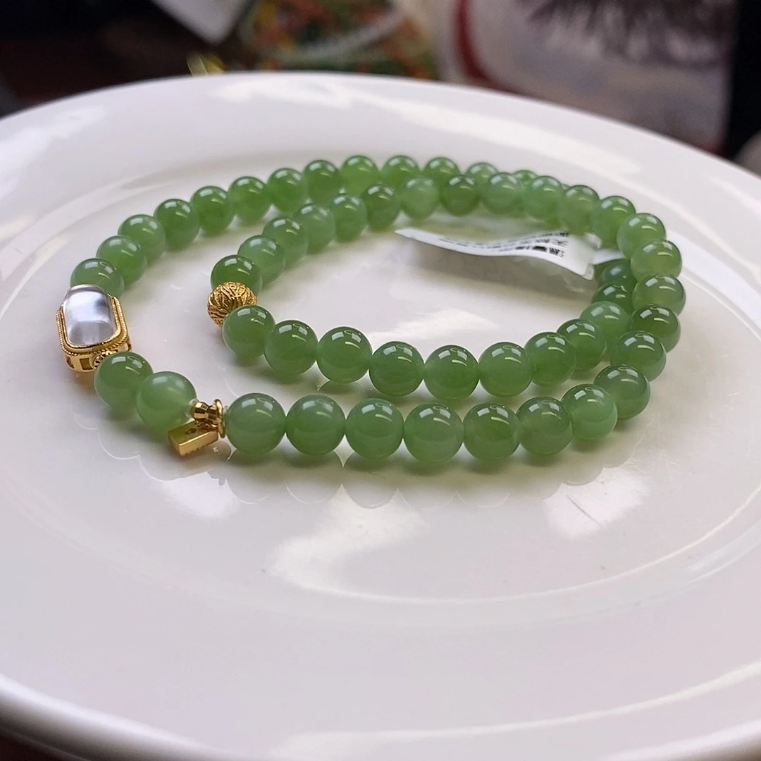 和田玉未镶嵌手链