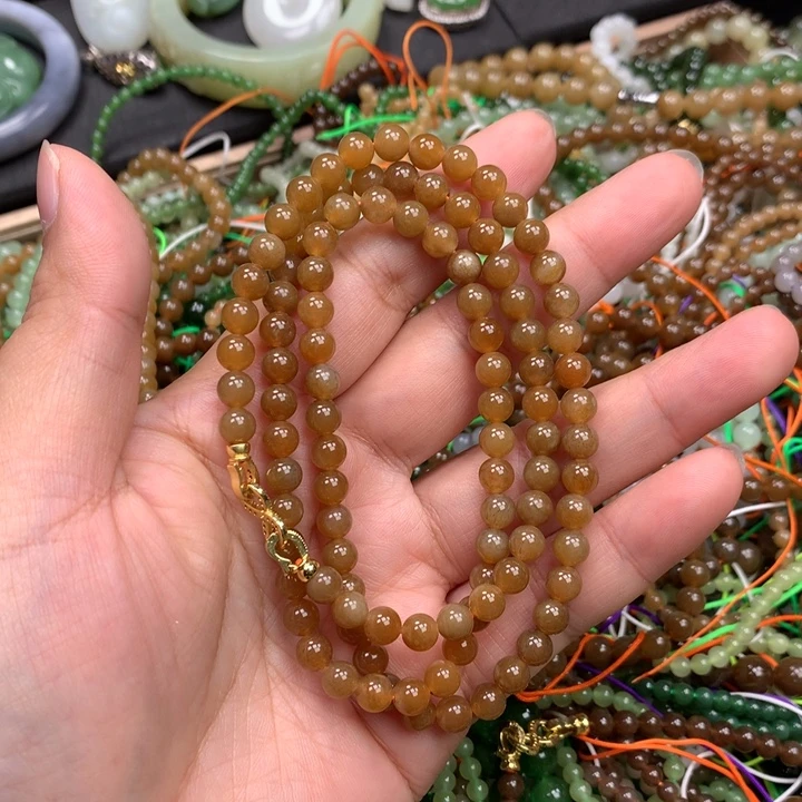 和田玉未镶嵌手链49