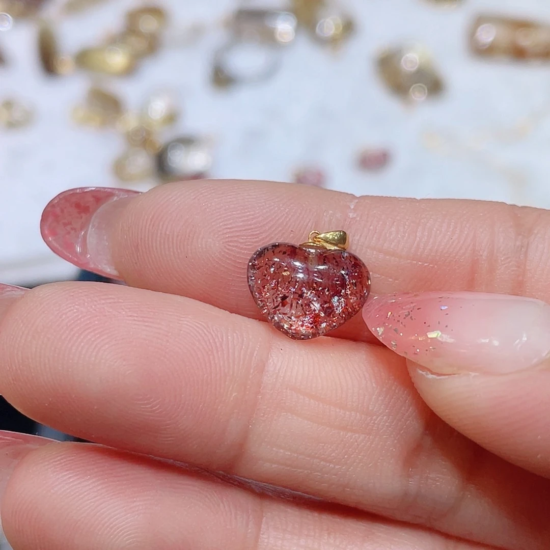 水晶草莓金18K金镶嵌洋***羊