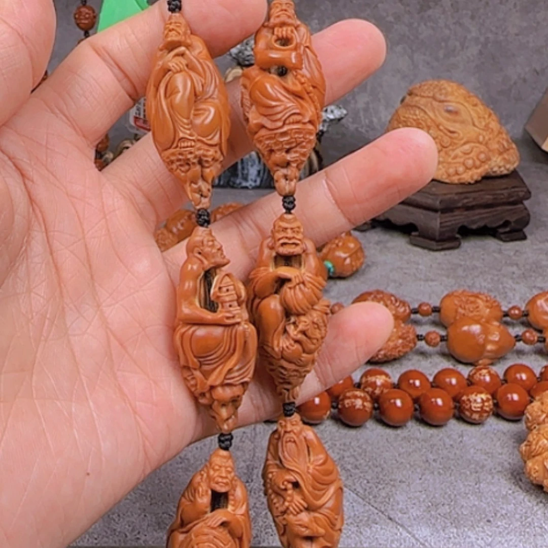 【闪购商品】手串橄榄核镂空七星罗汉