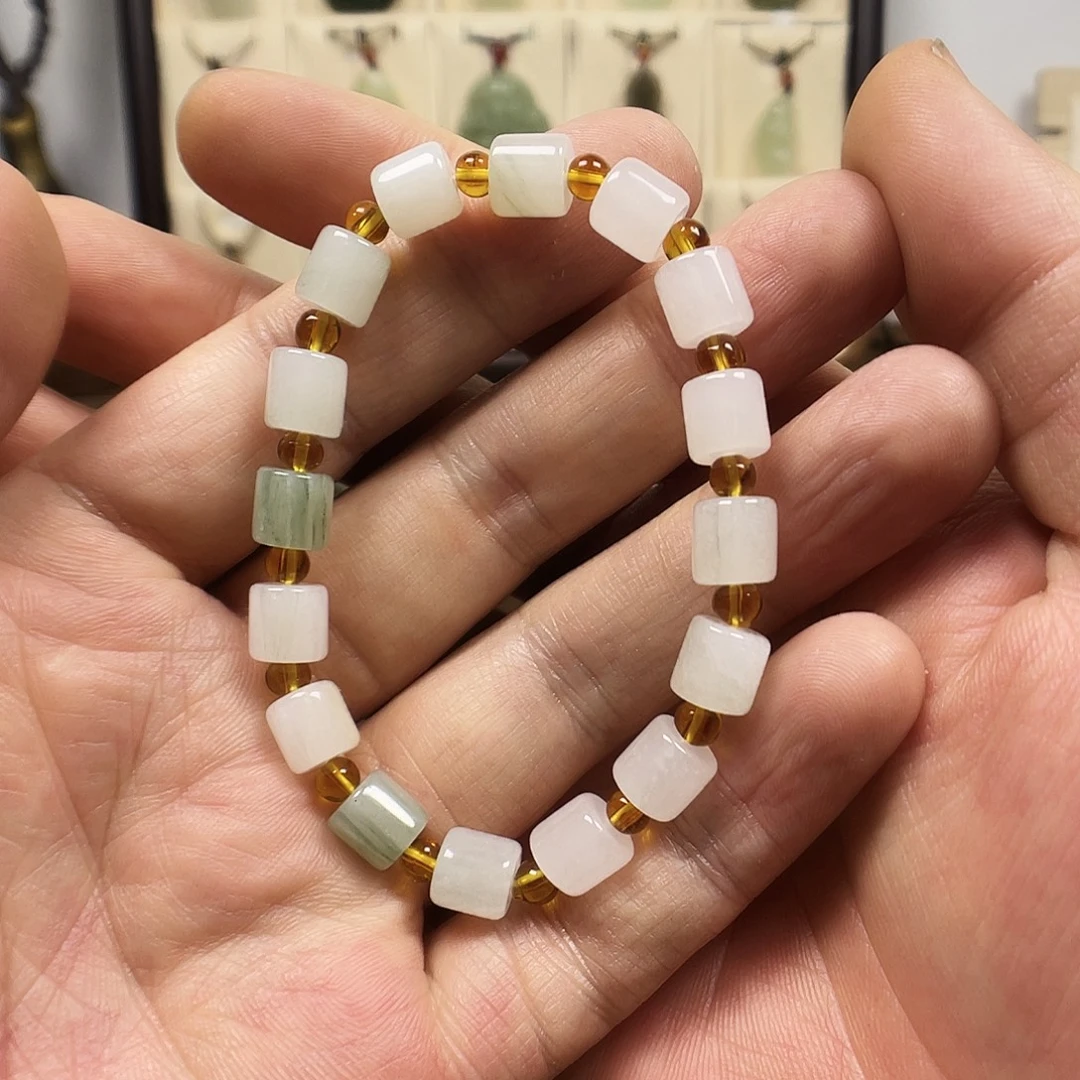 透闪石质玉未镶嵌手串