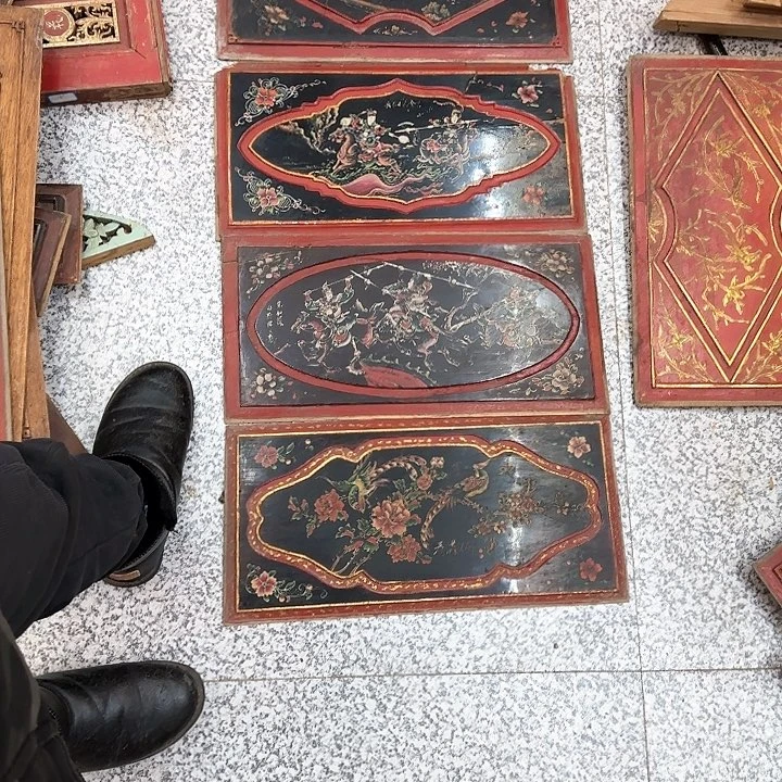 香榧木一****】木雕摆件创意