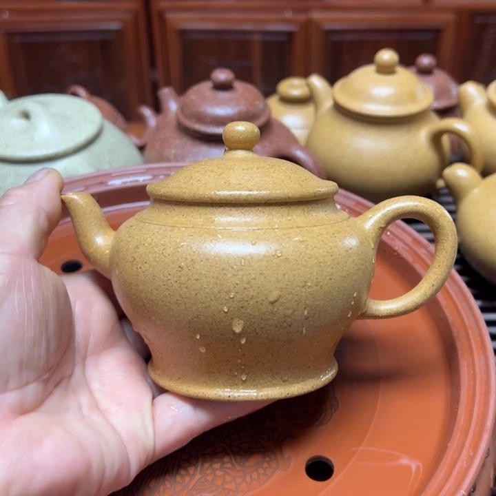 哈***3茶杯紫砂宜兴原矿黄金段
