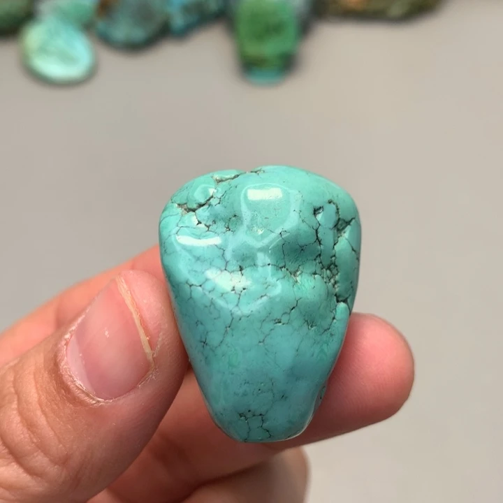 绿松石未镶嵌颈饰