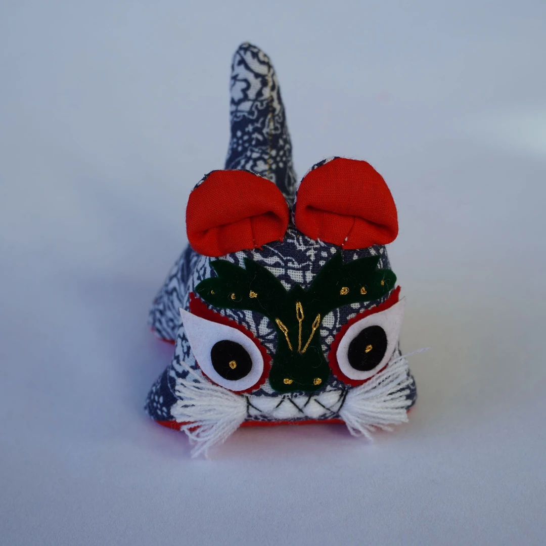 布老虎摆件满月礼物抓周装饰手工艺民宿中国特色手提款