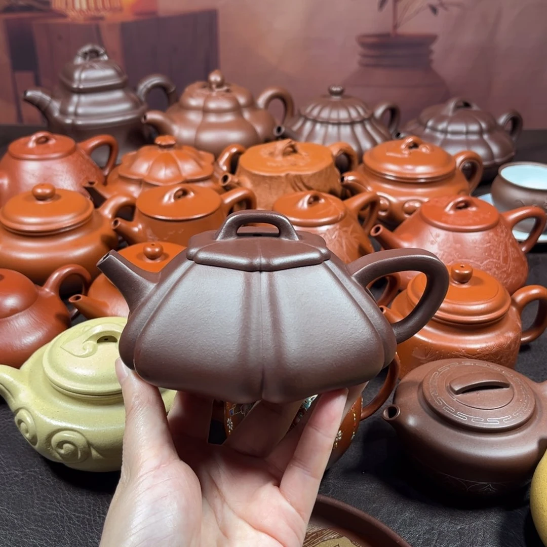 茶壶紫砂原矿老紫240毫升