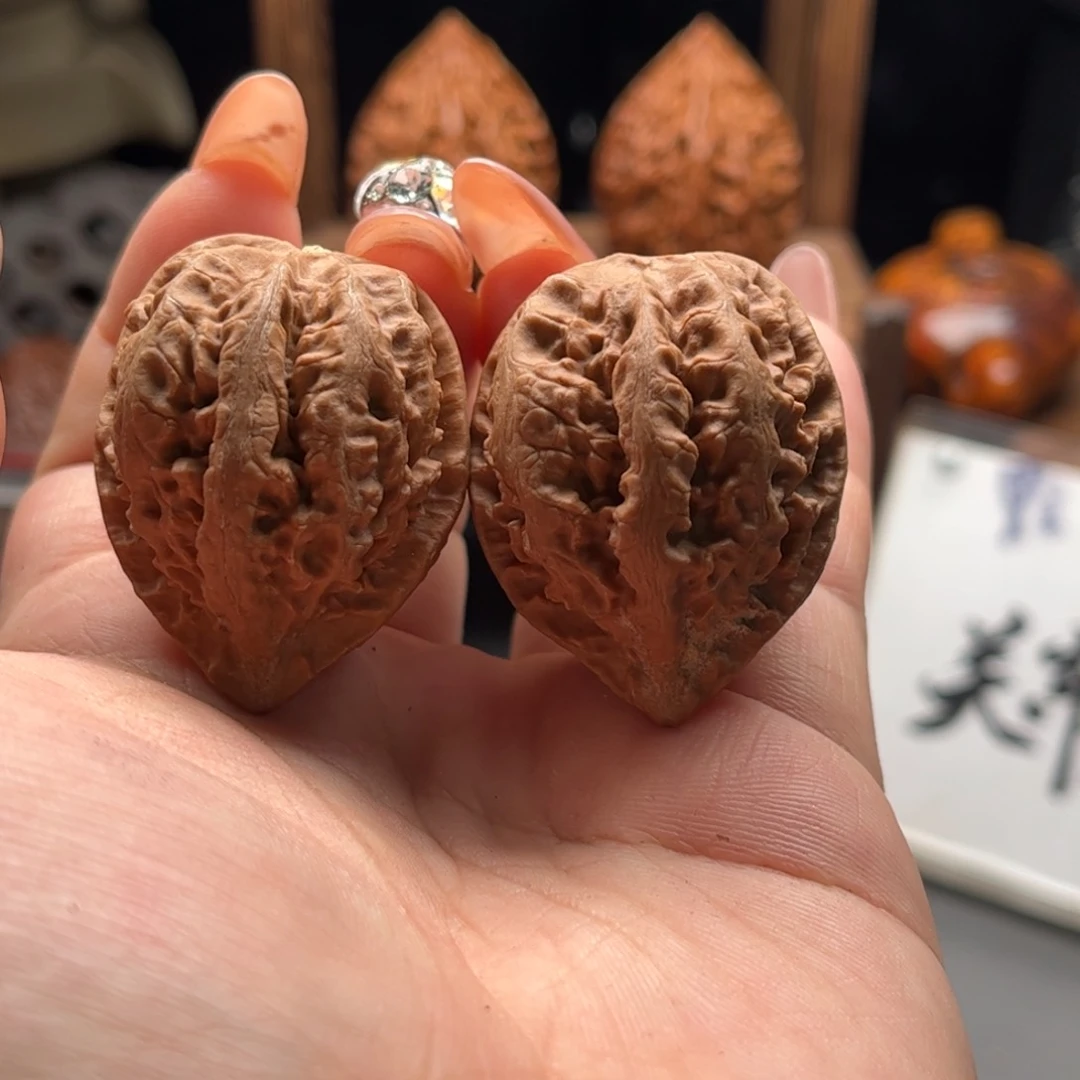 文玩核桃把件关东木子家楸大胖34