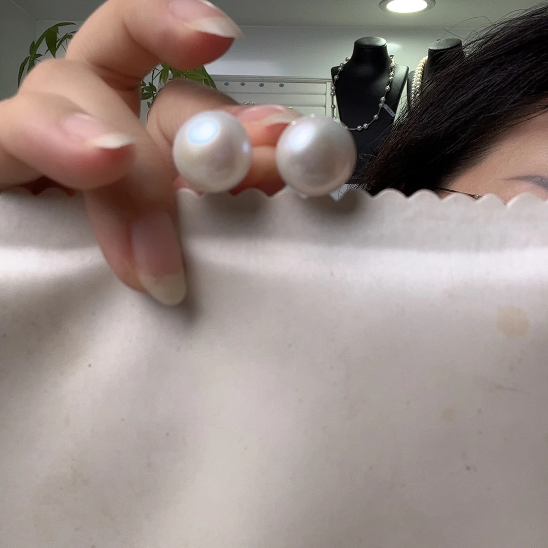未镶嵌淡水珍珠耳饰