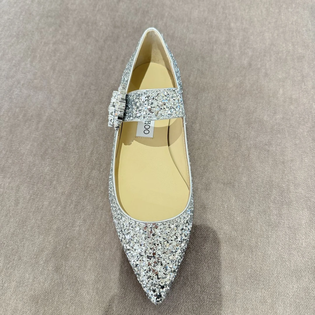 全新未使用 JIMMY CHOO/吉米周 /周仰杰/XIAOYU/平底鞋