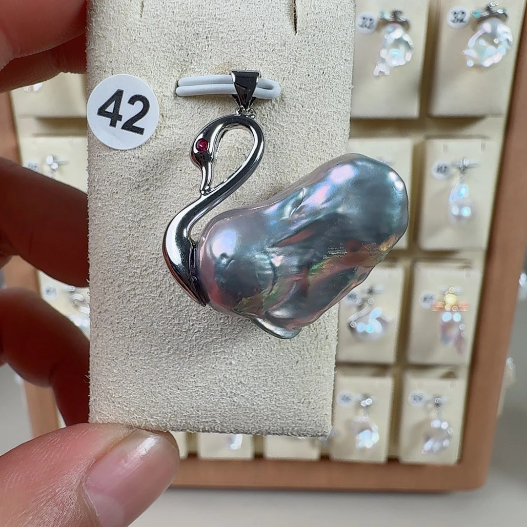 合金颈饰淡水珍珠