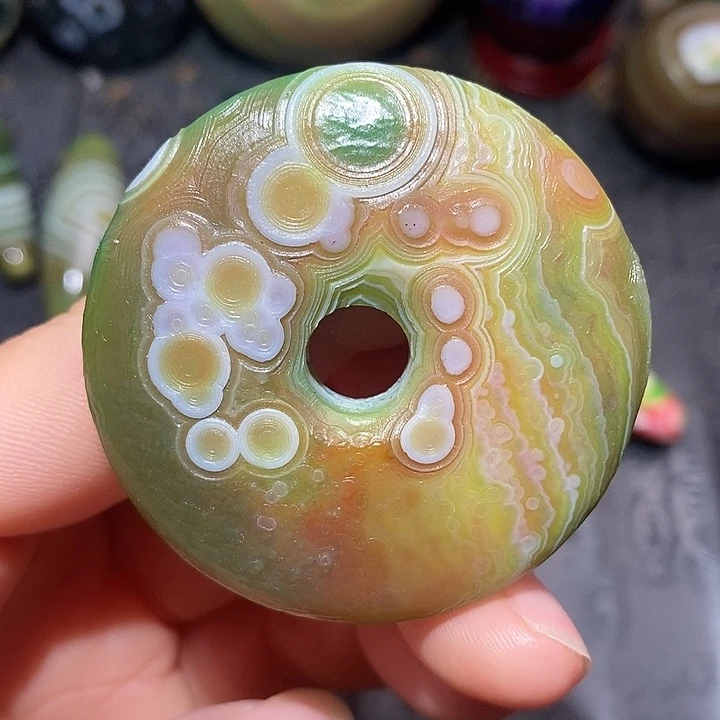 玛瑙/玉髓合金颈饰