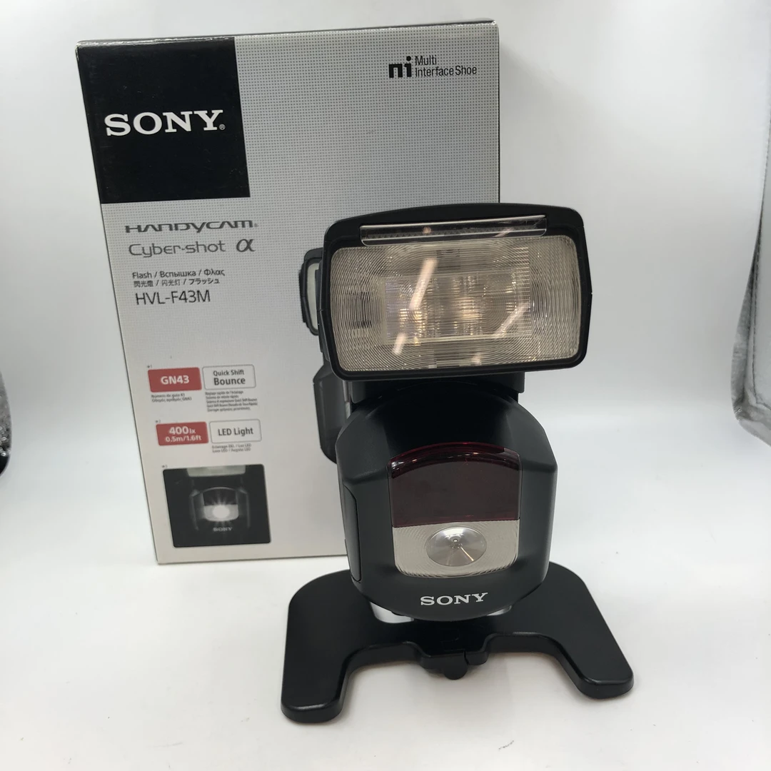 95新 Sony/索尼 HVL-F43M闪光灯（2237)
