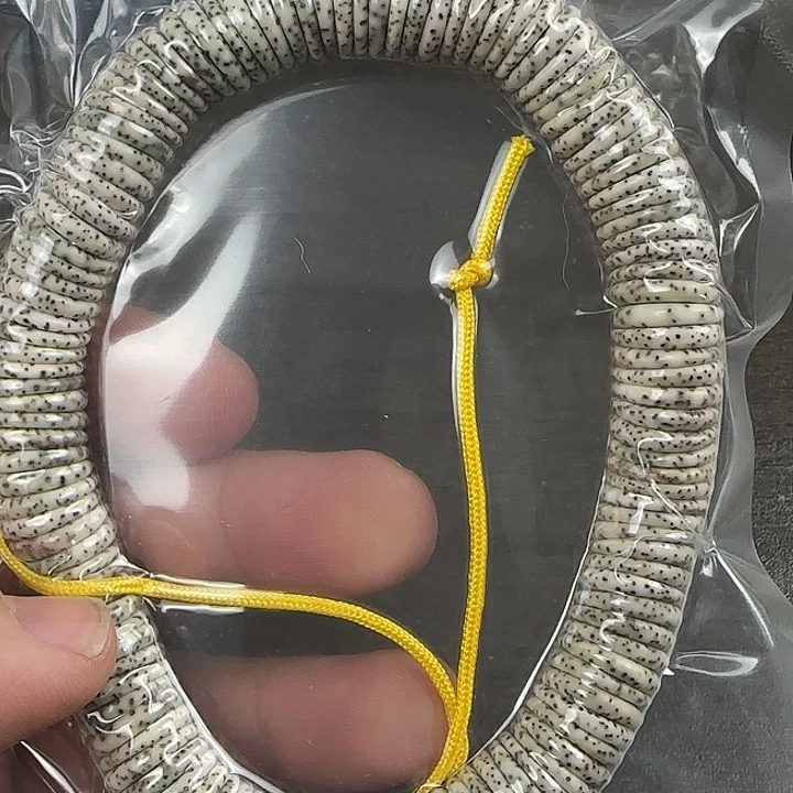 龍***手串星月菩提卷王文玩闪拍--19