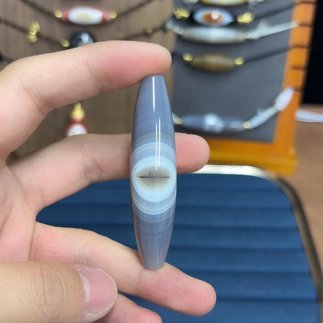 大***羊玛瑙/玉髓合金颈饰