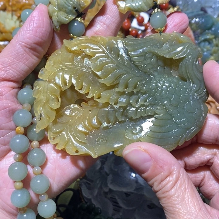 岫玉岫玉吊坠未镶嵌
