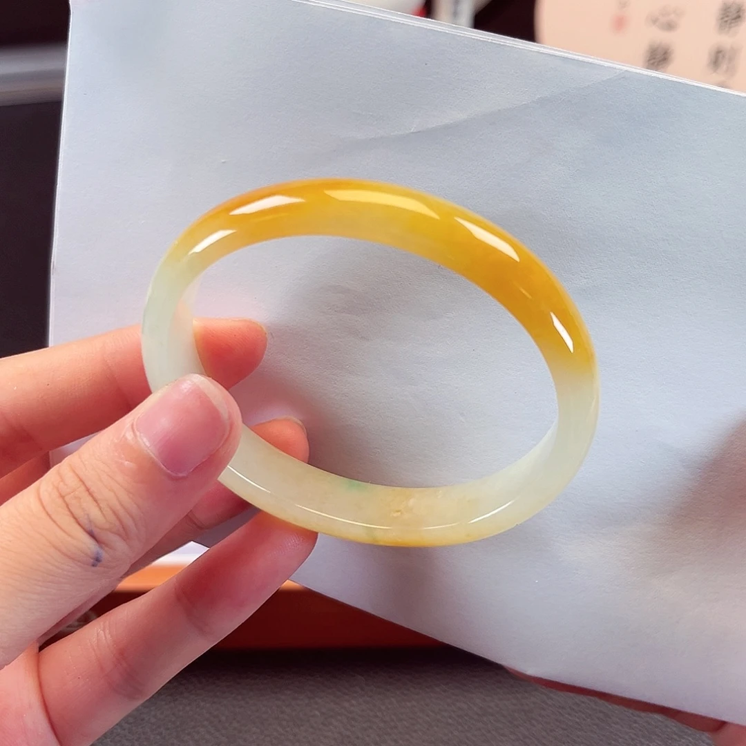 翡翠未镶嵌手镯（贵妃镯）30号链接