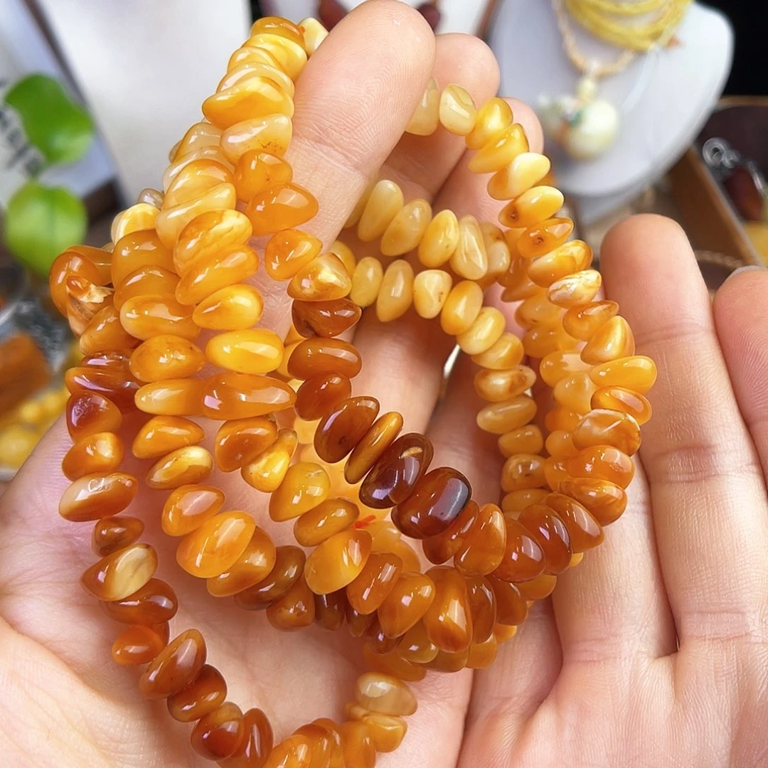 未镶嵌琥珀珠宝奇石多样性发一条