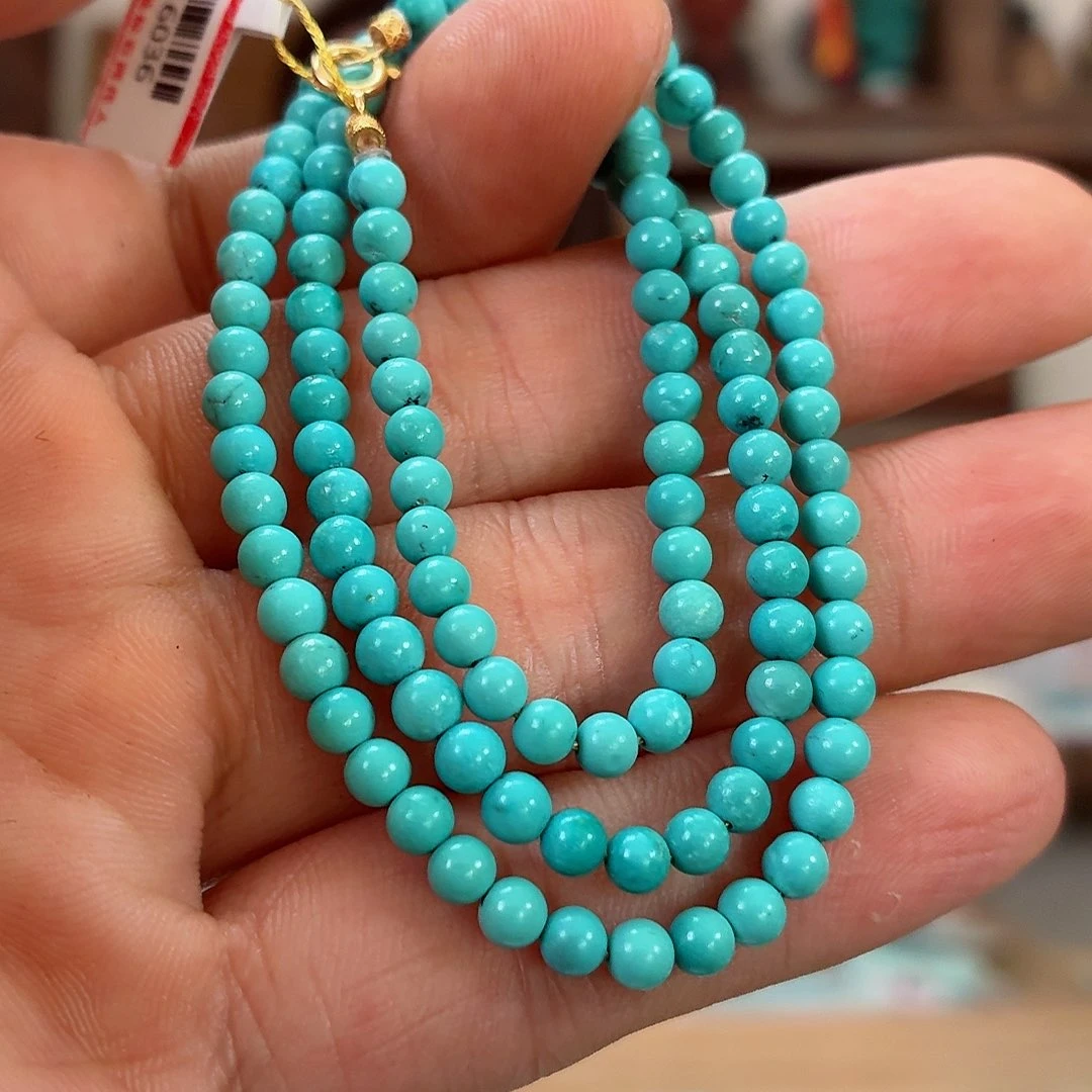 18K金镶嵌绿松石珠宝奇石