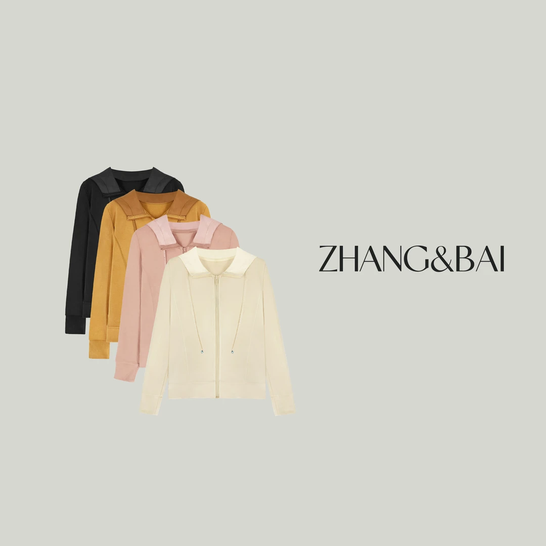 zhang&bai25新年高定 | 经典鱼骨线连帽绒衫保暖舒适百搭