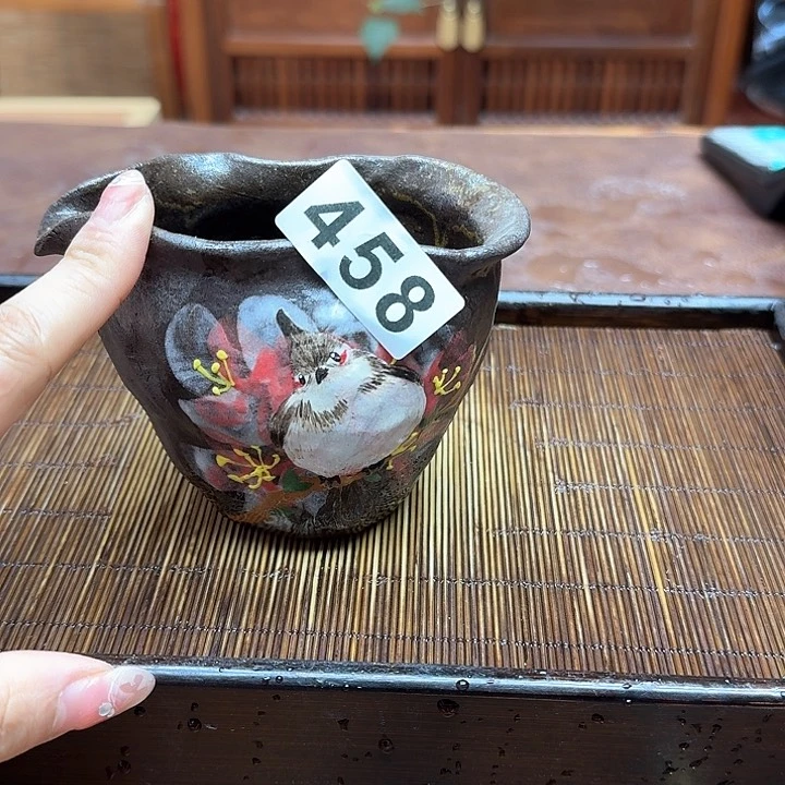 纯手工制作粗陶茶具