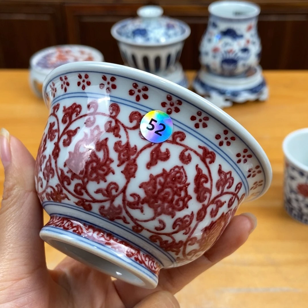 手绘现代茶具非古董