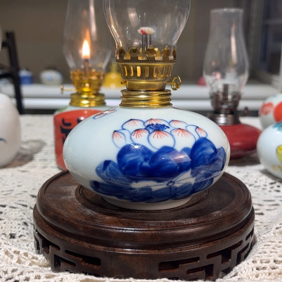 摆件景德镇陶瓷香薰灯