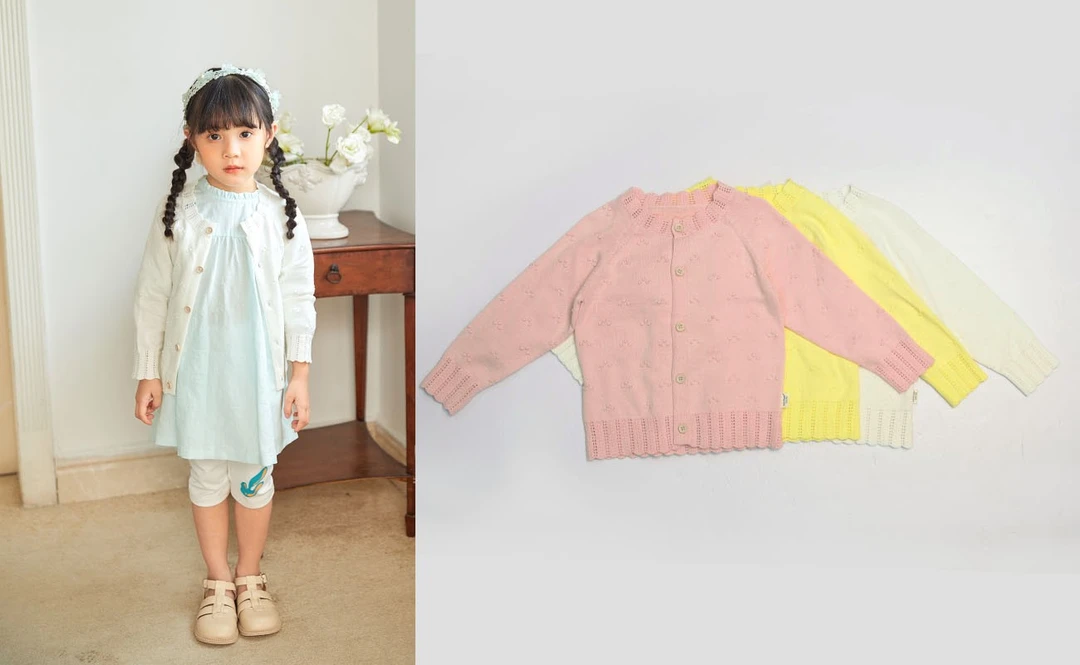 常规毛衣休闲宝宝女韩版针织衫薄款小童长袖纯色时尚4141063186