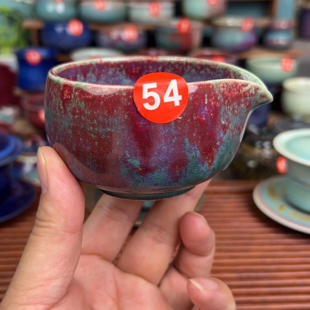 手工制作钧窑茶器