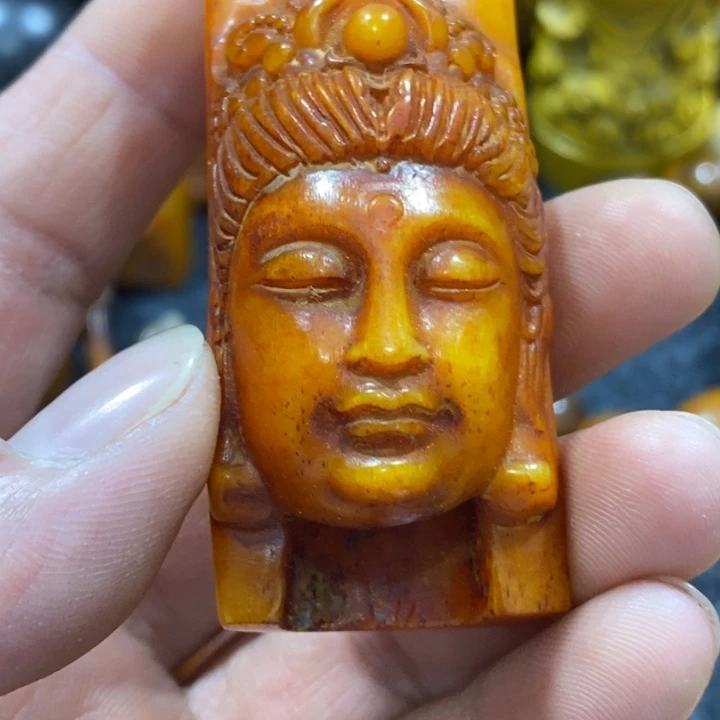 滴血莲花菩提吊坠