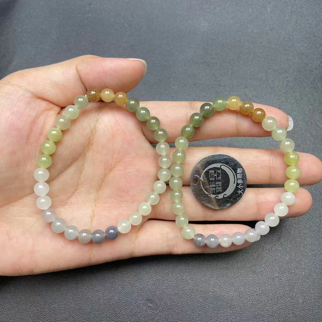 翡昱-SH20-66141-和田玉手串/约5+/约30颗/-多样性发其一-X