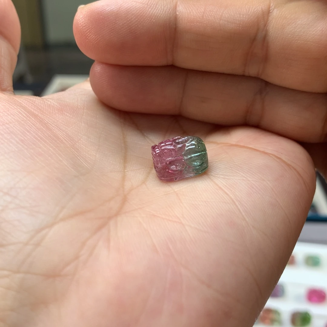 我***的貔貅未镶嵌碧玺2.1了