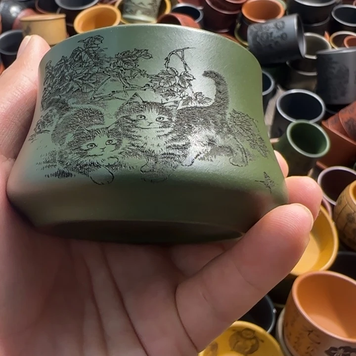 茶杯紫砂全手工制作工艺